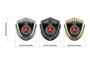 Mercedes Emblema Fender Badge Forza Max Alta Qualità